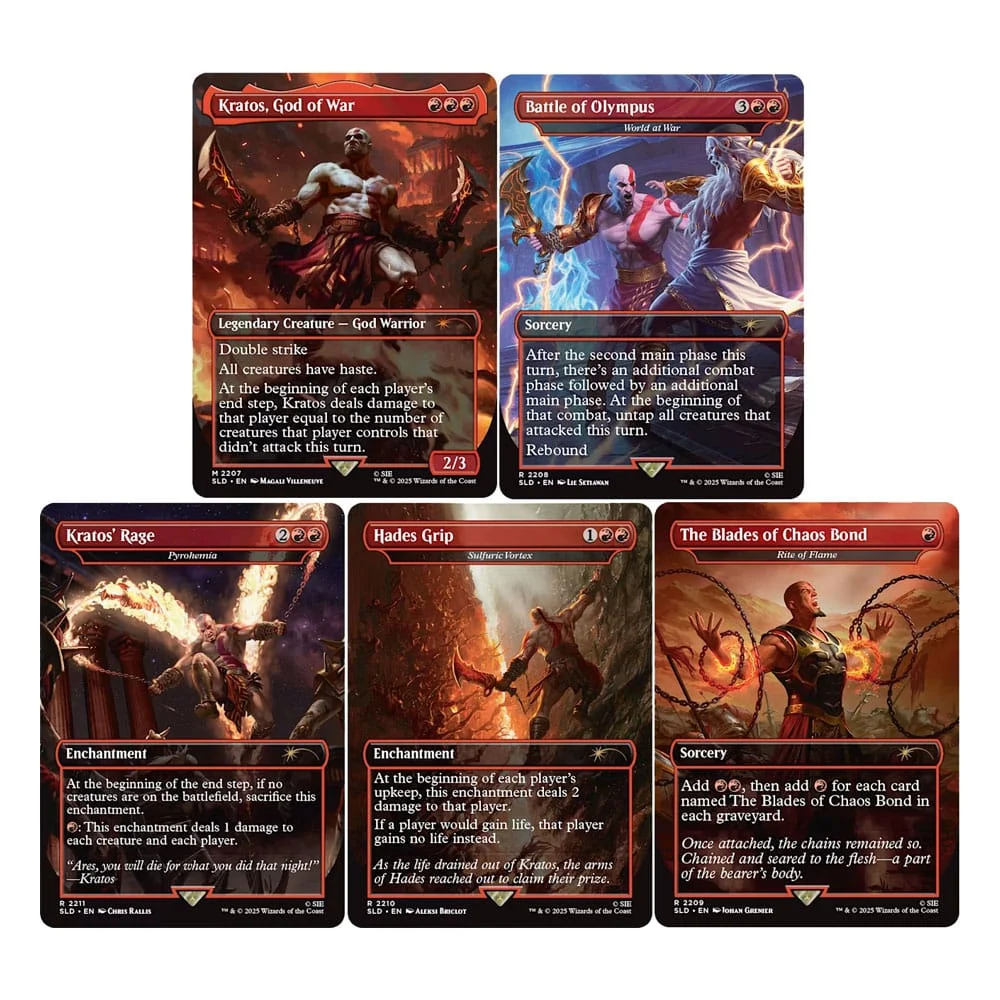Magic the Gathering Secret Lair x Playstation God of War: Greek (Non-Foil), bild 2