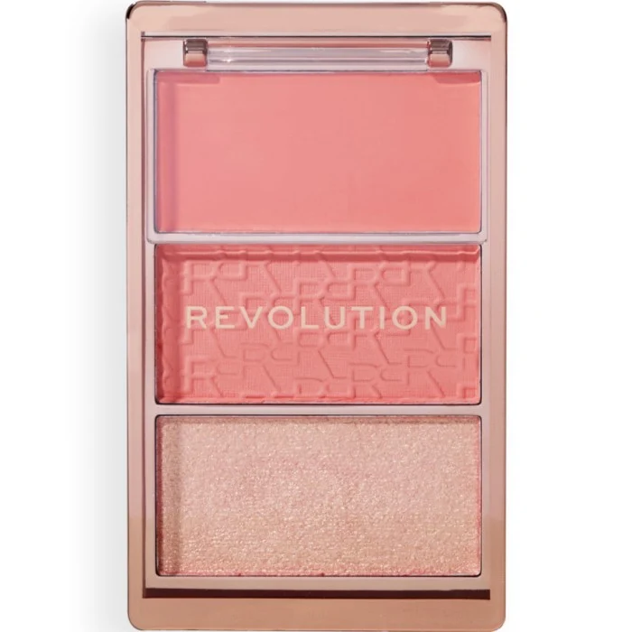 Revolution Beauty London Blush Icon Palette Authentic Peach