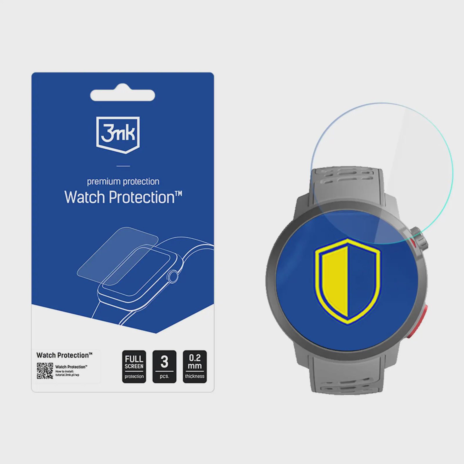 Hybridglas 3mk Watch Protection FlexibleGlass till Coros Pace Pro