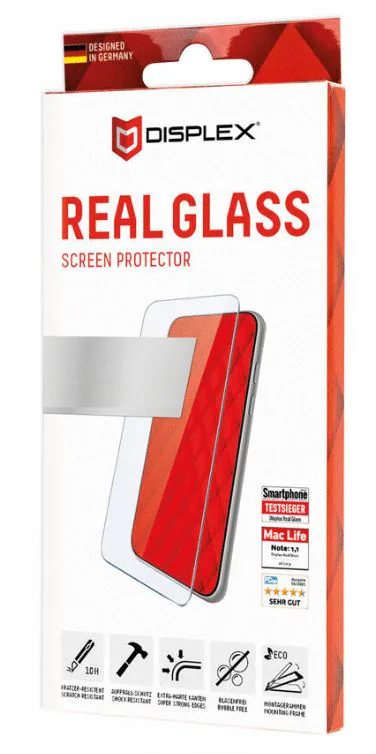 DISPLEX Real Glass skärmskydd för iPhone 16/15/15 Pro