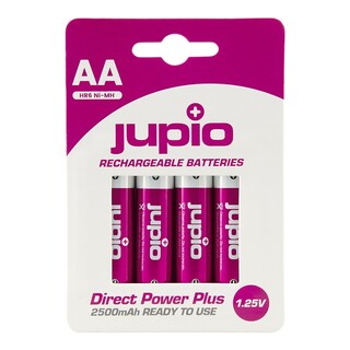 AA Direct Power Plus NIMH 2500mAh 4-pack