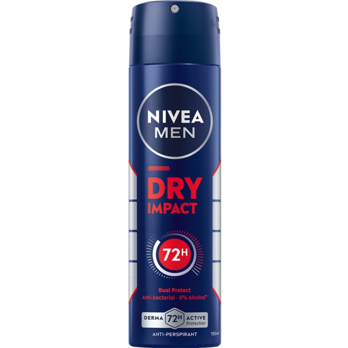 NIVEA MEN Antiperspirant Deo Spray Dry Impact 150 ml