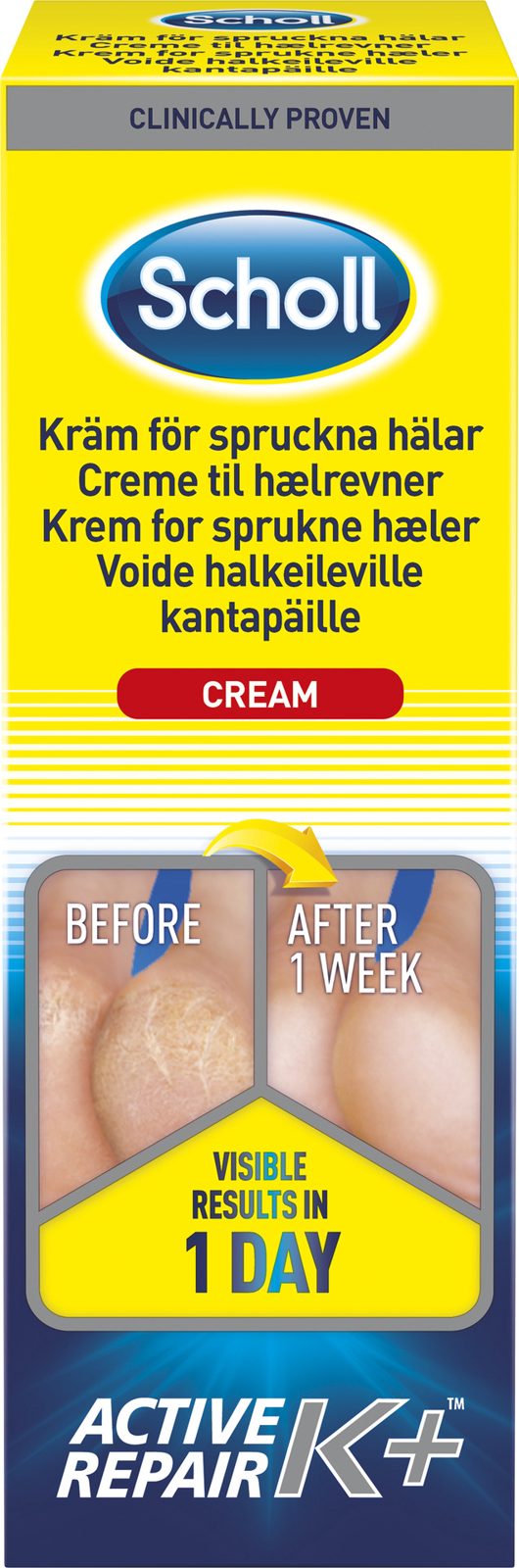 Scholl Active Repair Foot Cream For Cracked Heels 60 ml