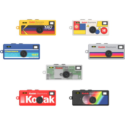 Kodak Charmera digital nyckelringskamera, flerfärgad