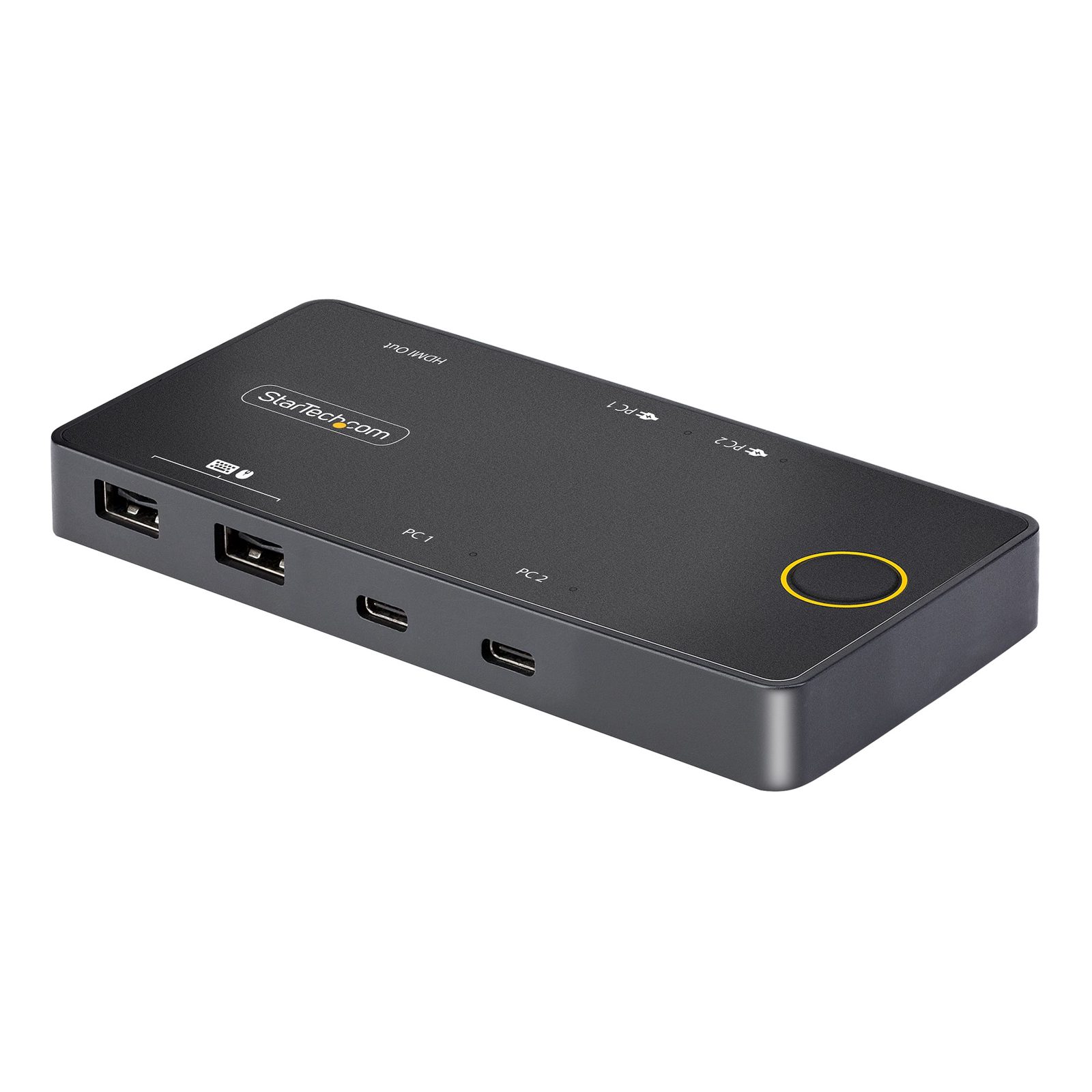 Systemswitch Startech.com C2-H46-UC2-PD-KVM, 2-vägs KVM med USB-C, HDMI 4K@60Hz, 2xUSB-A, USB-C 100W PD, bild 4