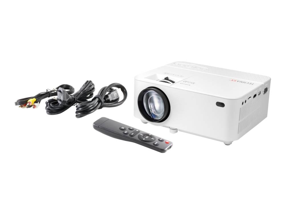 Technaxx Mini FullHD LED Beamer TX-113 - LCD-projektor - bärbar - 1800 lumen - 800 x 480 - 5:3