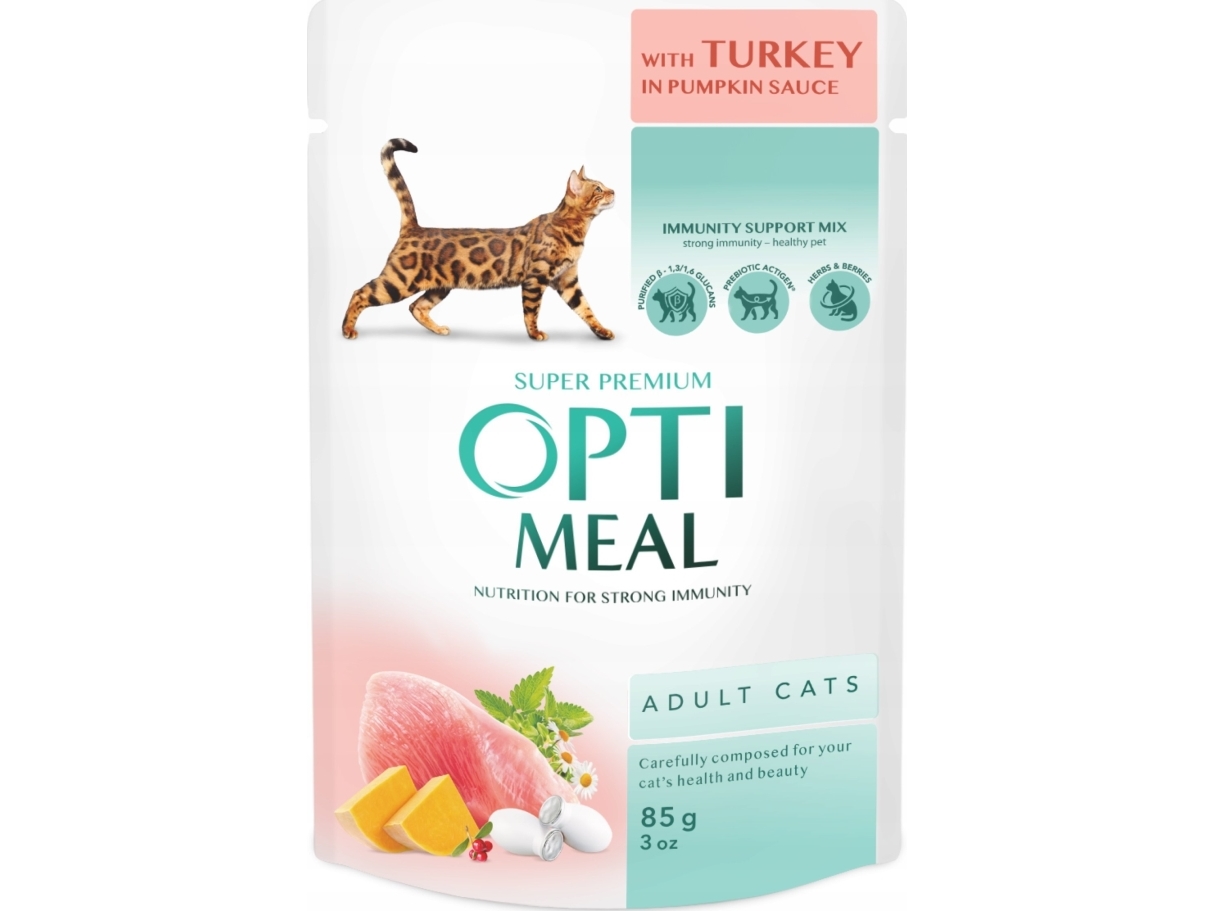Synteza OPTIMEAL kattmat i påse 85 g med fjäderfä i dynamisk sås/12