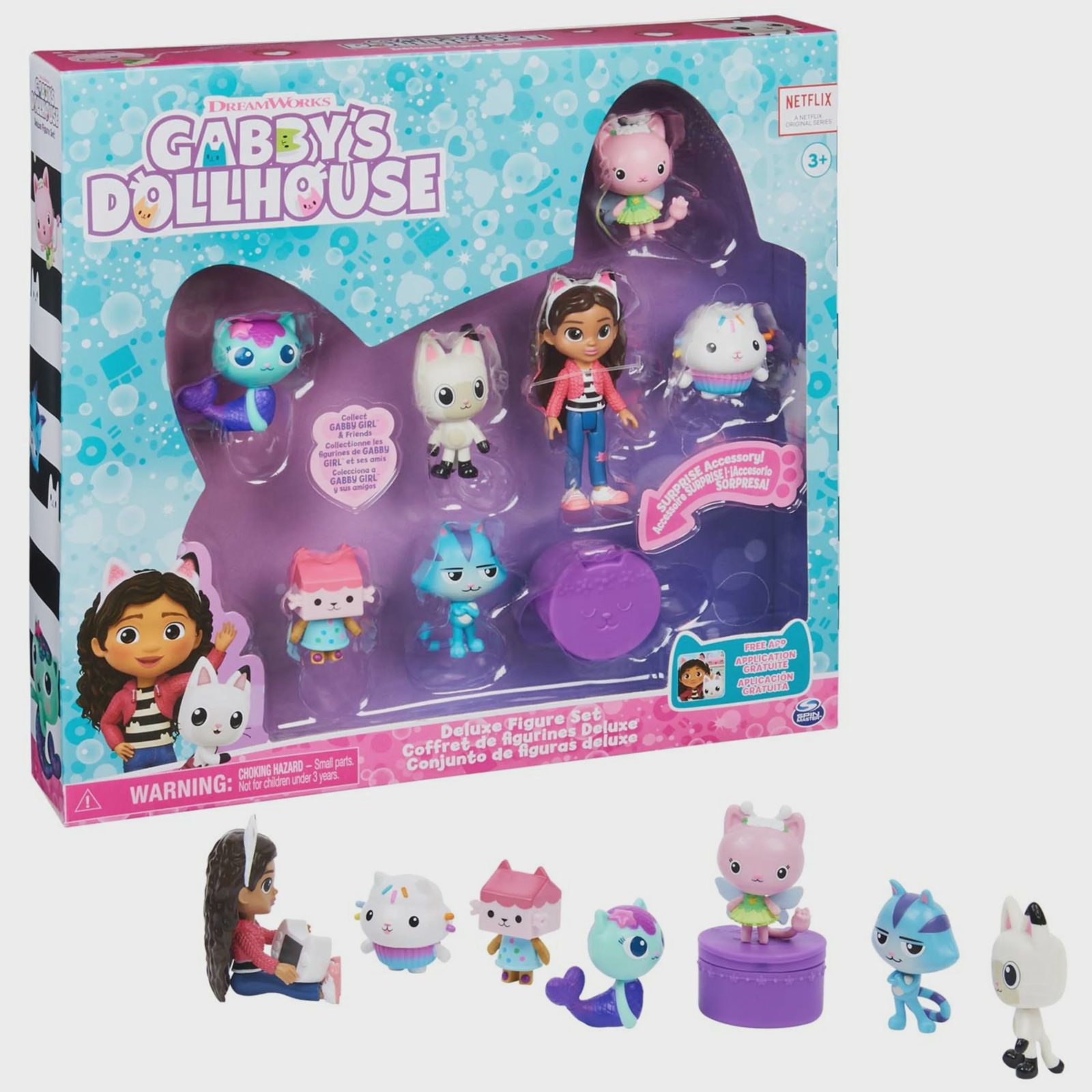 Gabby's Dollhouse 6060440 figurset, 3 år, flerfärgad