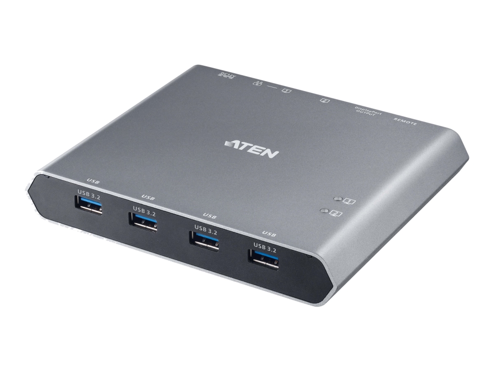 ATEN US3311 KVM-switch 2-port USB-C 4K DisplayPort, 4 x USB 3.2 Gen 1, bild 2