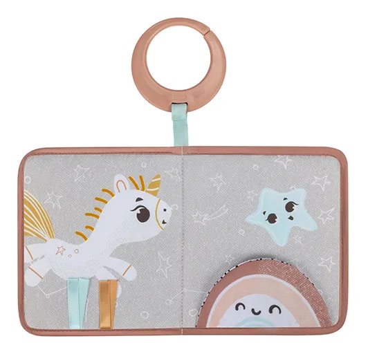 Tiny Love 'Where Do I Travel' mjuk bok Unicorn Wonderlands