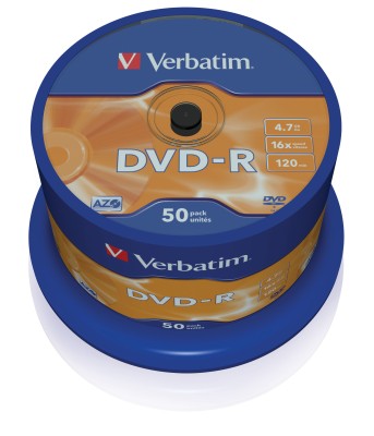 Verbatim DVD-R 4,7GB 25PK Spindel print
