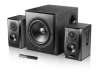 Edifier S351DB, 2.1 stereo, 70W + 2x40W RMS, digital/analog, fjärrkontroll