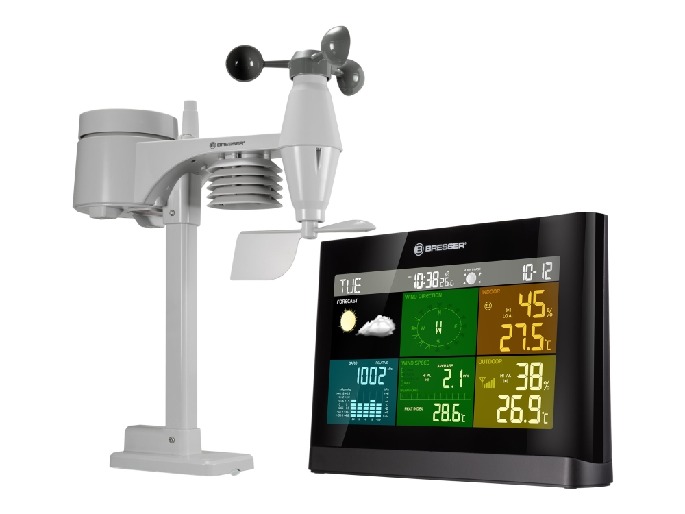 Bresser 5-in-1 Comfort - Väderstation - grå, svart