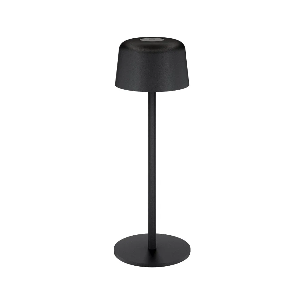Trådlös LED-bordslampa 25 cm Svart, bild 2