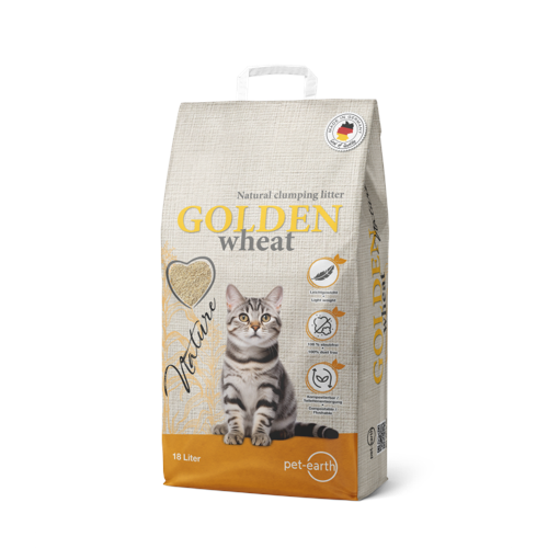 GOLDEN wheat - Nature - Catlitter 18l