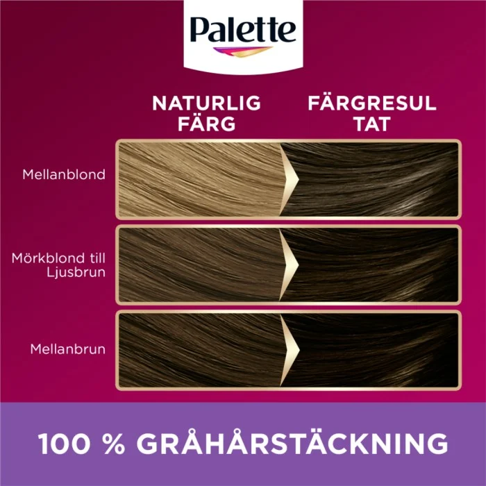 Palette Intensive Creme Coloration 5-11 Light Ash Brown, bild 3