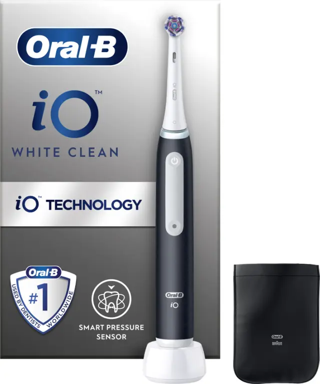 Oral-B iO White Clean eltandborste 117753 (svart), bild 2