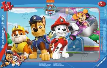 Ravensburger Rampussel: Paw Patrol Fyra modiga räddare - 15 Bitar