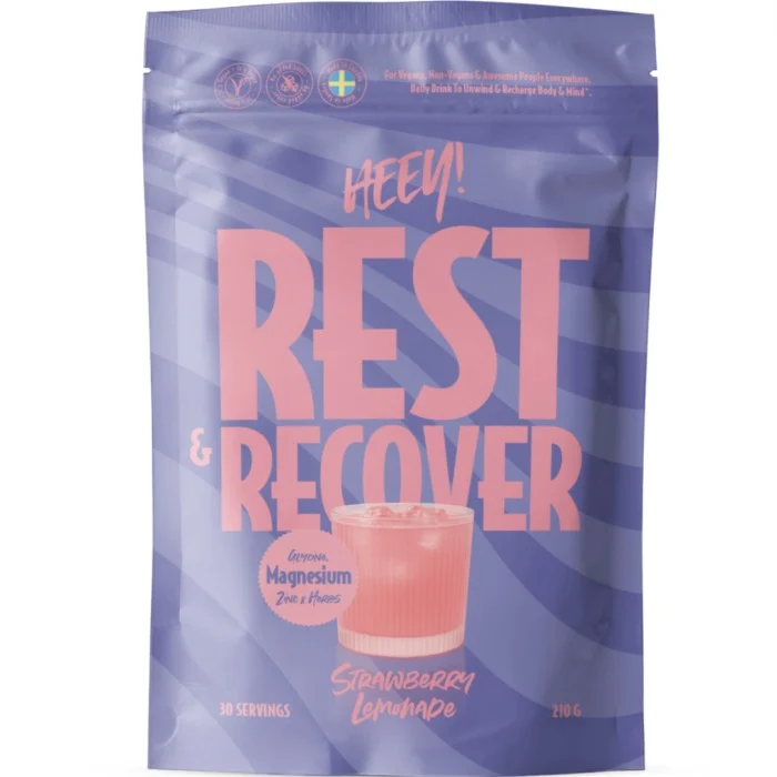 Heey! Rest & Recover Magnesium Strawberry Lemonade 210 g