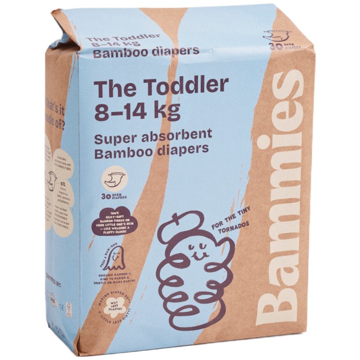 Bammies Blöjor the toddler 8-14kg, 30 st