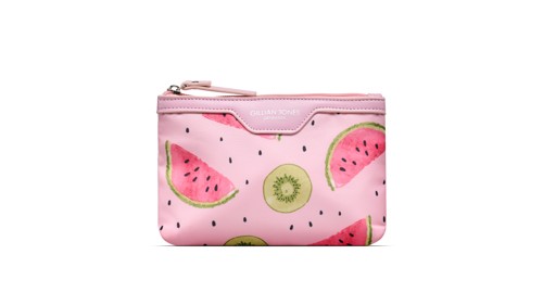 Gillian Jones - Urban Travel sminkväska - Vattenmelon & Kiwi - L19 × H13 × W2 CM, bild 3