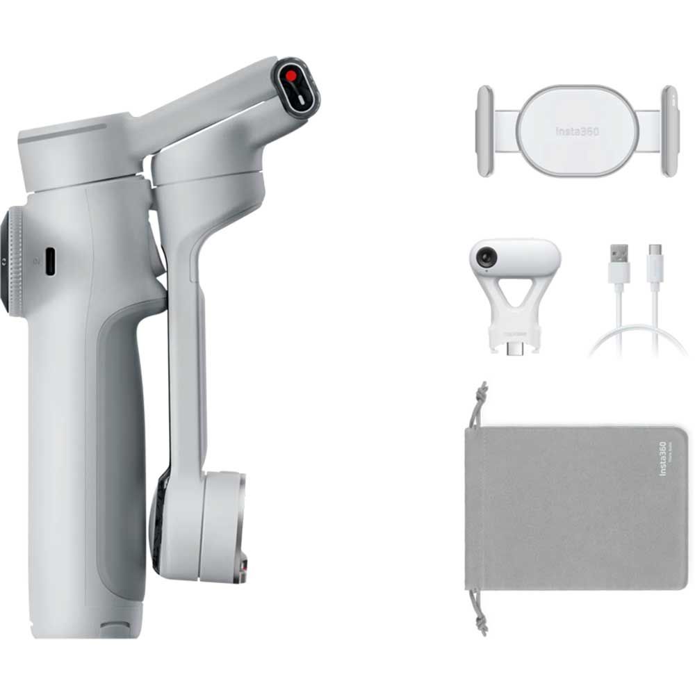 Insta360 Flow 2 Pro AI Tracker Bundle gimbal för smartphone, grå