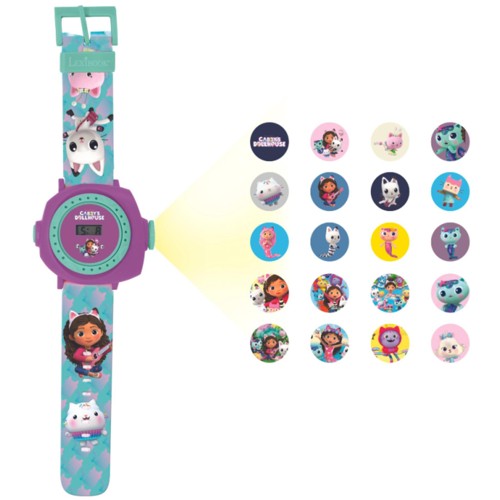 Lexibook - Projection Watch - Gabby’s Dollhouse (DMW050GDH)