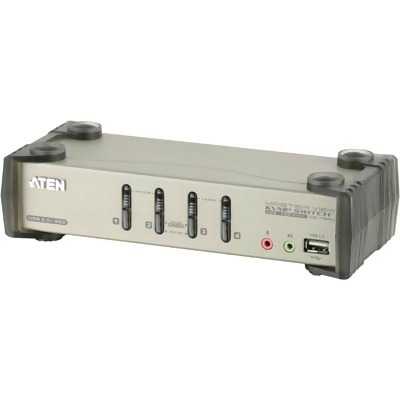 Aten KVM-switch, 1 konsol styr 4 datorer, USB