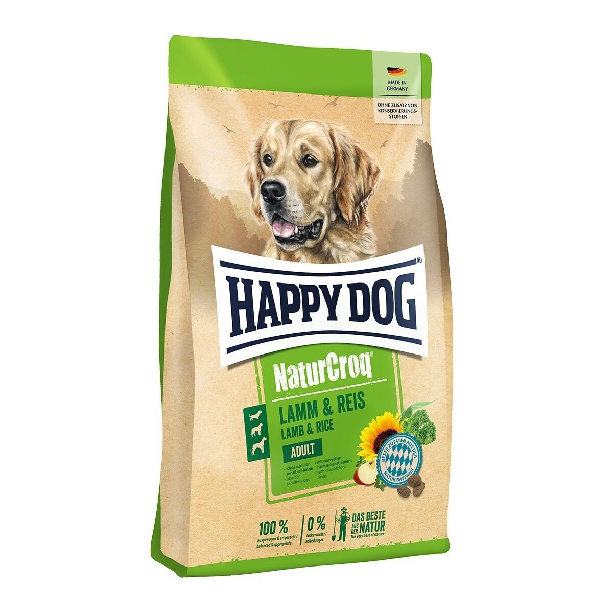 Happy Dog NaturCroq Lamb & Rice Torrfoder till Hund 11 kg