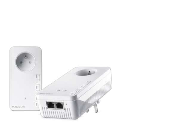 Devolo Magic 2 WiFi next Starter Kit, 1200 Mbit/s, Typ F, Gigabit Ethernet, 10,100,1000 Mbit/s, Multi User MIMO, Vit
