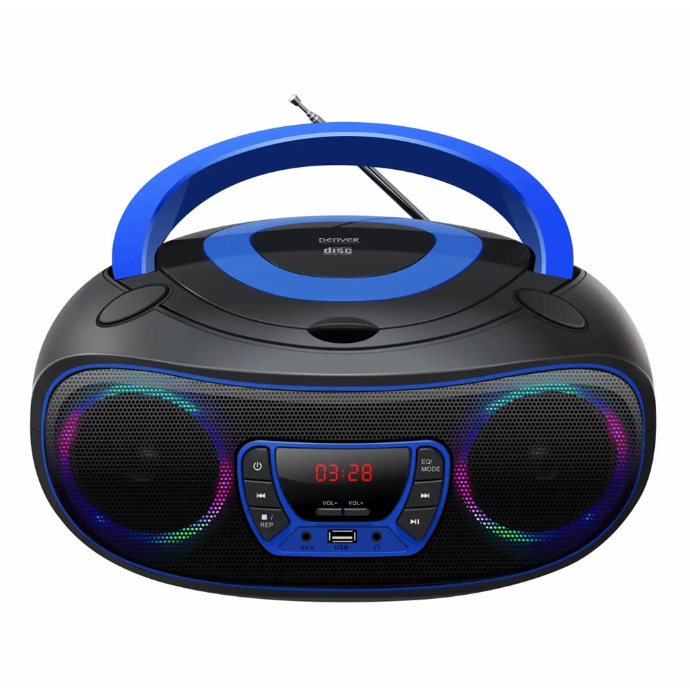 DENVER TCL-212BT - Boombox - 4 Watt - blå