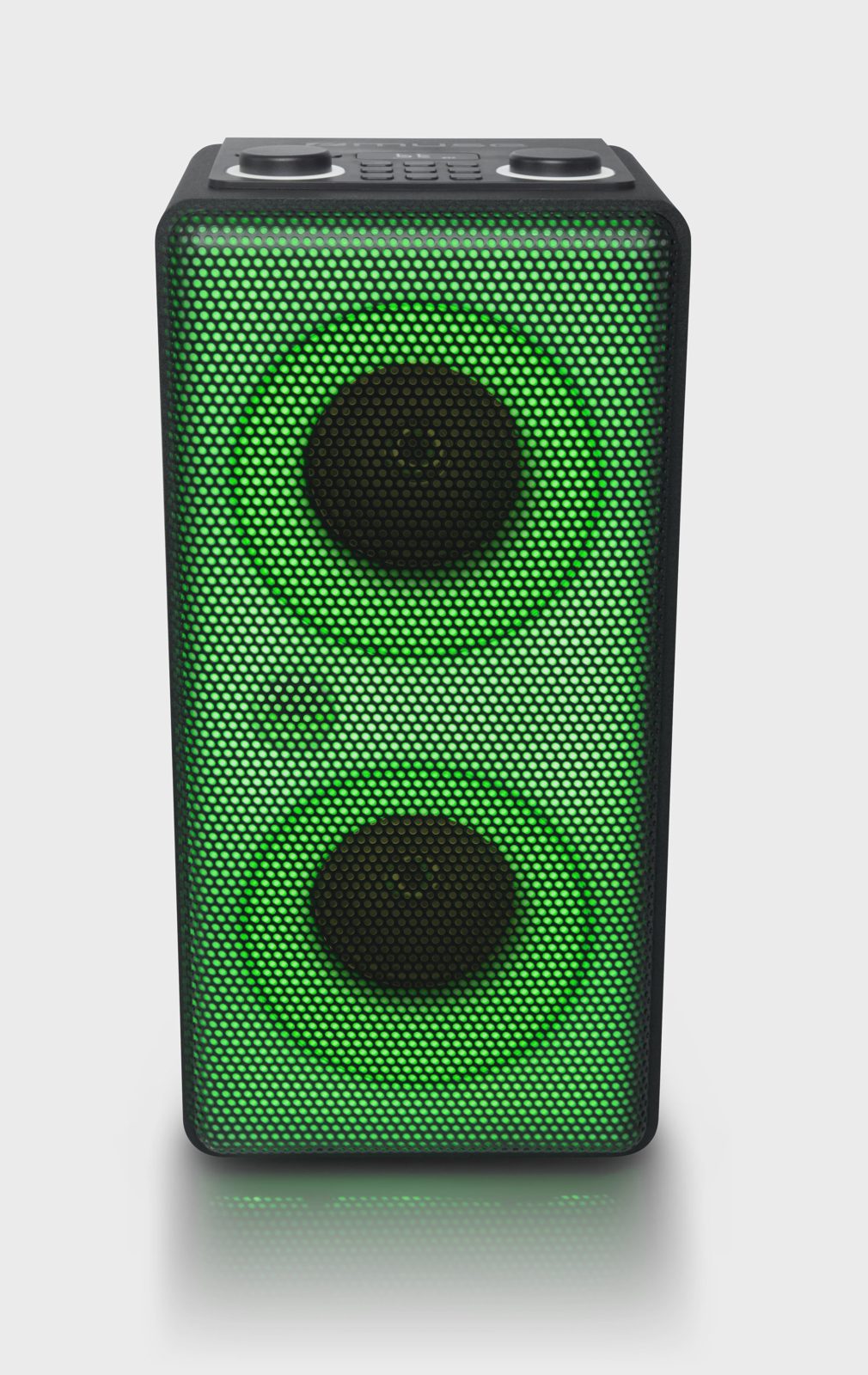Muse M1808DJ, 150 W, Kabel & Trådlös, Svart, Rotations-, LED, Multi