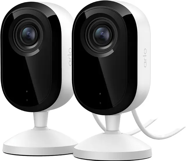 Arlo Essentials HD inomhusövervakningskamera (2-pack)