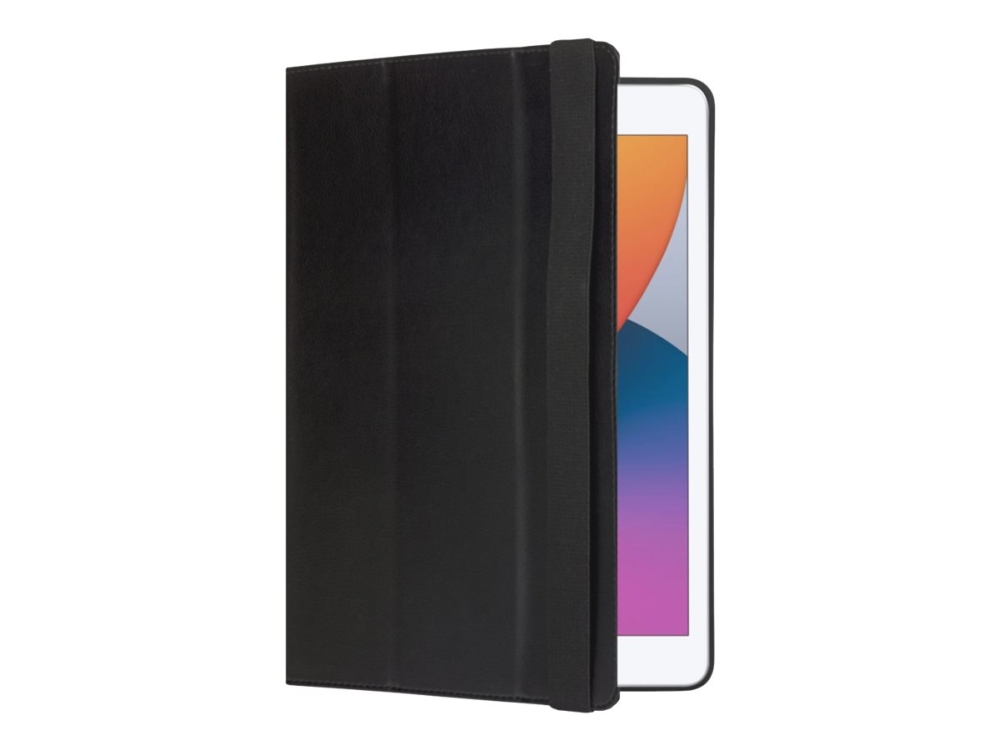 dbramante1928 Oslo - Vikbart fodral för surfplatta - polyuretan (PU), plast - svart - för Apple 10.2-inch iPad (9:e generation)