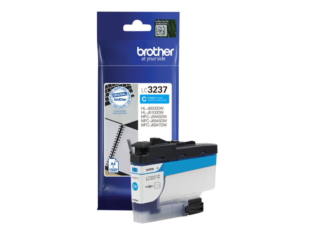 Brother LC-3237C bläckpatron 1 Styck Original, cyan