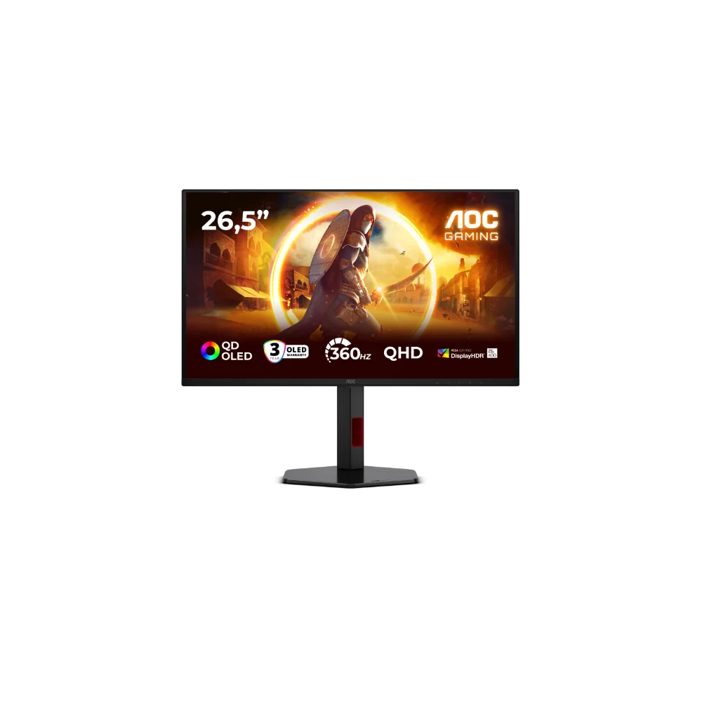 AOC Q27G4SDR / 27" / 2560x1440 / QD-OLED / 360Hz / 0,03 ms / HDR400 / 2x HDMI,DP