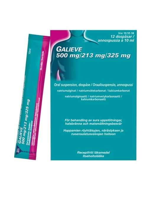 GALIEVE Action Dos 500/213/325mg