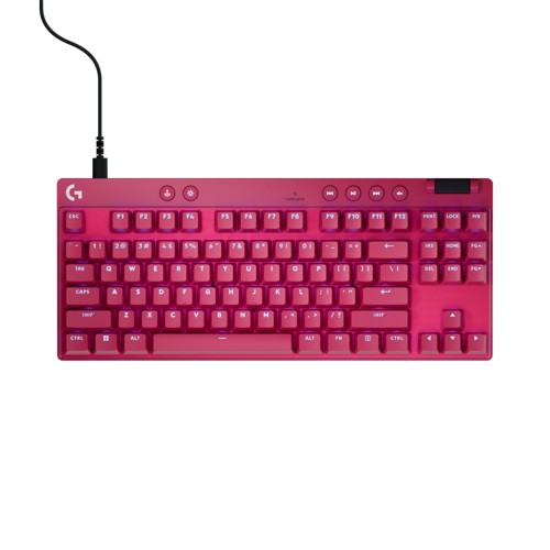Logitech G - Pro X TKL Rapid Trigger gamingtangentbord (magenta)