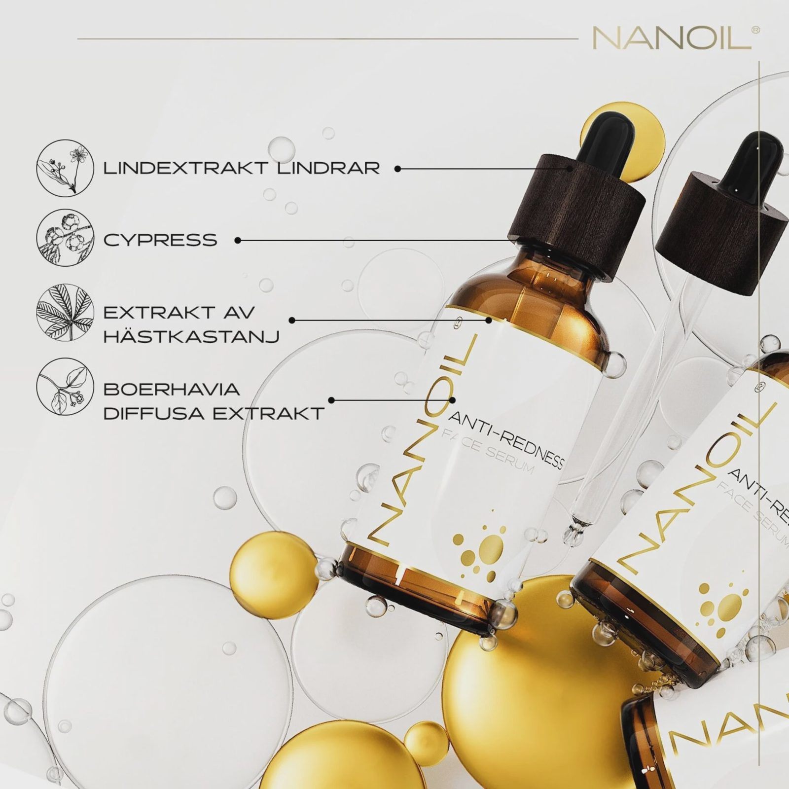 Nanoil Anti-Redness Face Serum 50 ml, bild 2