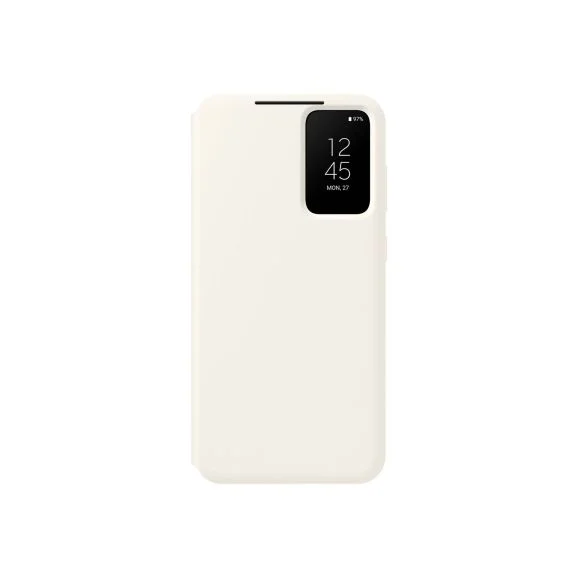 Samsung Galaxy S23+ Smart View Wallet skal, cream