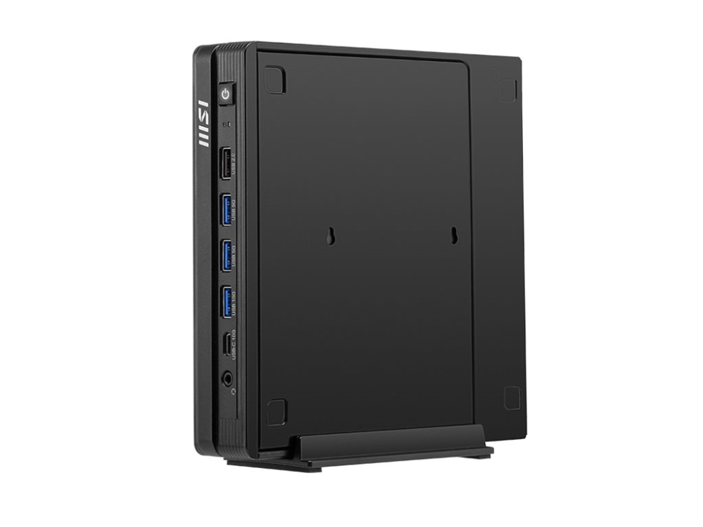 MSI PRO DP10 A14MG 004EU - SFF Pentium Gold G7400 - RAM 8 GB - SSD 128 GB - NVMe - UHD Graphics 710 - Gigabit Ethernet, 2.5 Gigabit Ethernet - Win 11 Pro - skärm: ingen - svart