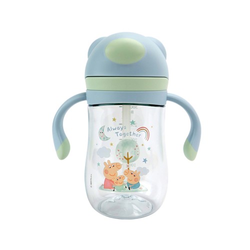Greta Gris Evie Straw Cup-Flip Cap-240 ml Blå, bild 2
