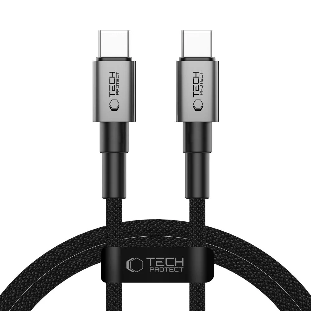 Tech-Protect UltraBoost DNA USB-C PD60W/3A-kabel 100 cm - grå