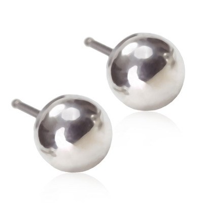 Blomdahl Silver Titanium Ball