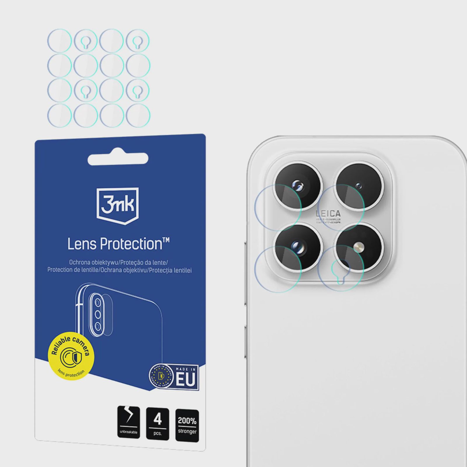 3mk Objektivskydd Hybridglas för Xiaomi 17 kameraobjektiv