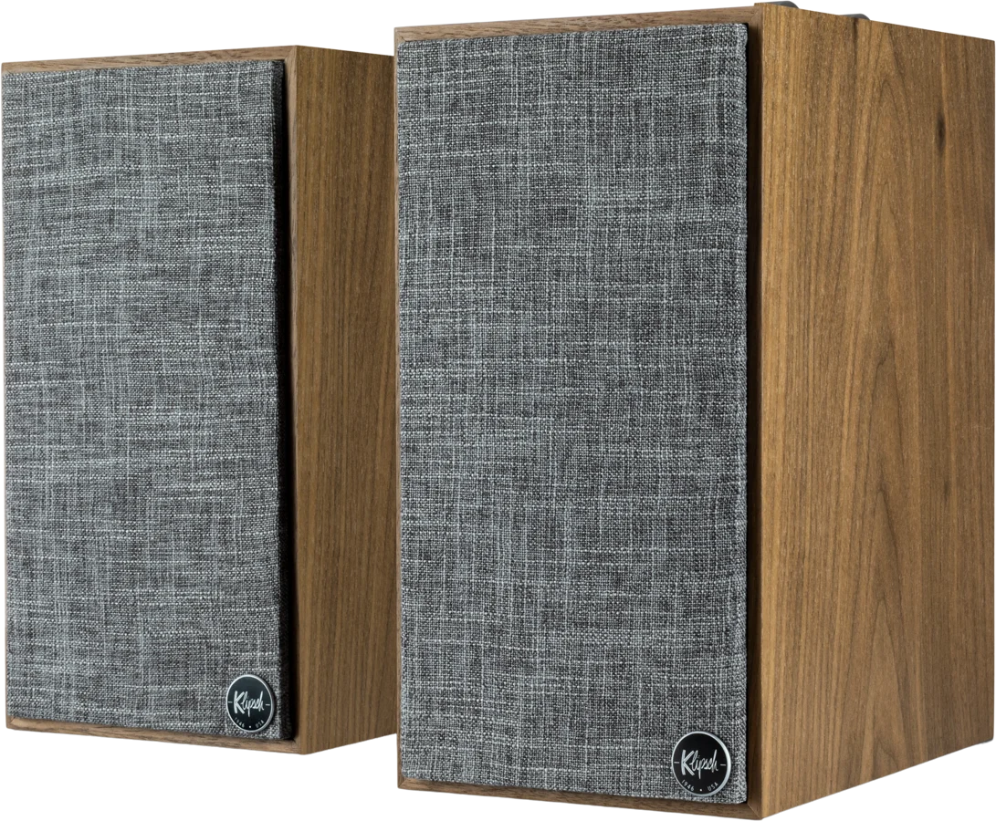 Klipsch The Fives aktiva högtalare valnöt