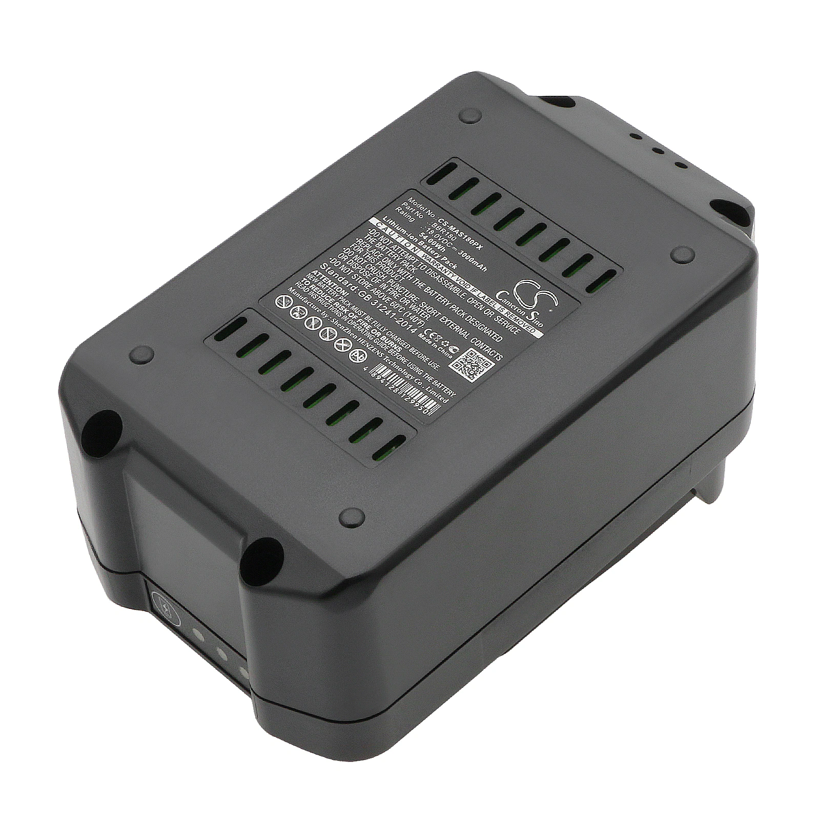 Batteri till Elverktyg för Meister Craft MAS180, MAS18VL-2, 5451370 m.fl.