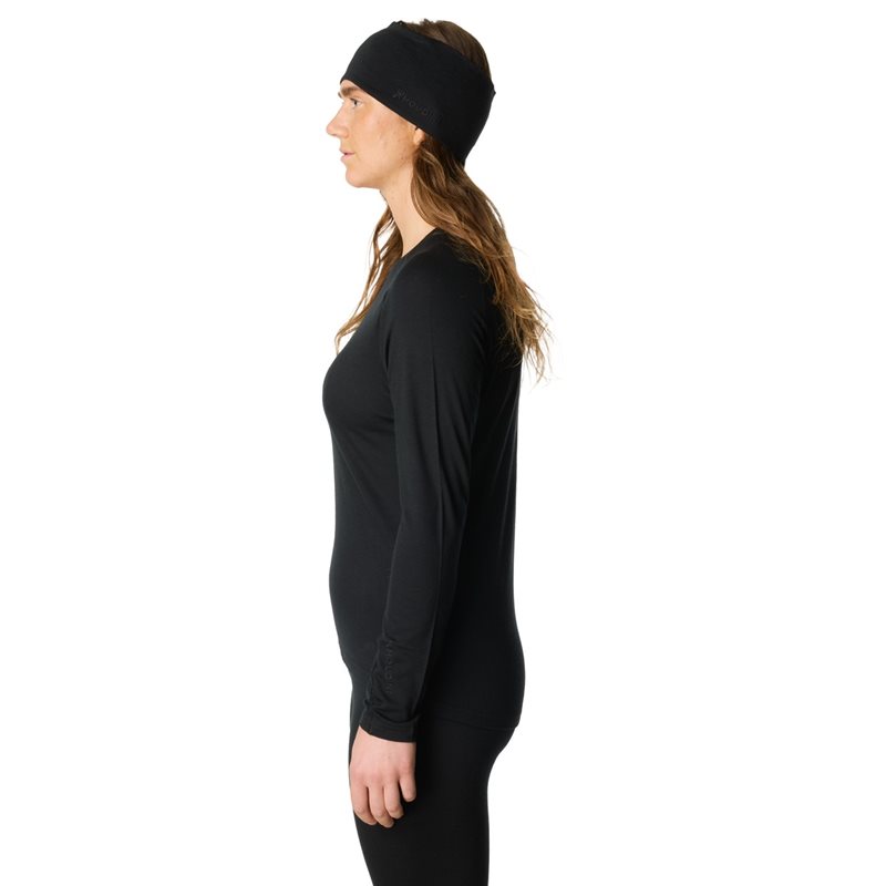 Houdini W's Puremerino Crew True Black - S