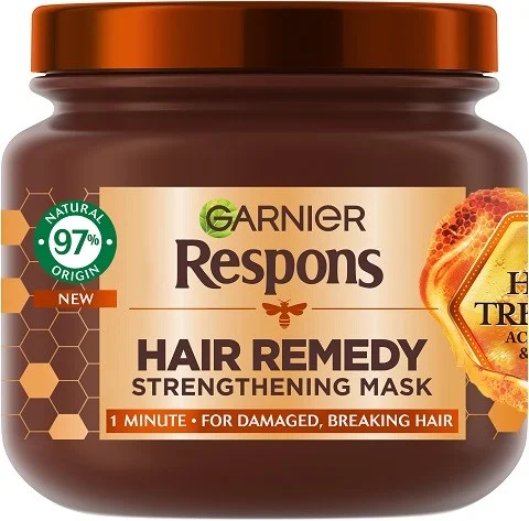 Garnier Respons Hair Remedy 3-Honey Strengtening Mask 340 ml