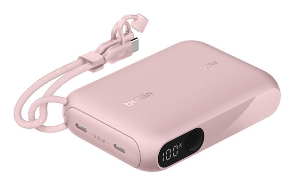 Belkin 10 000 mAh powerbank (rosa), bild 3